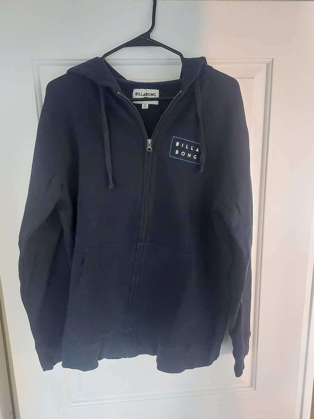 Billabong Navy Zip-Up Hoodie XL